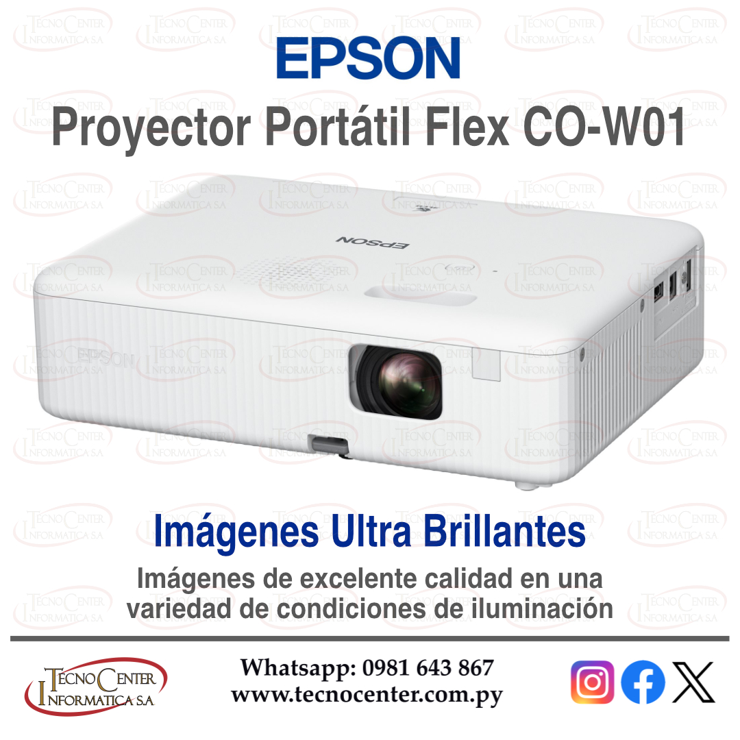 Proyector Portátil Epson Flex CO-W01